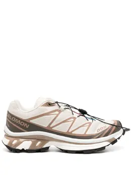 Salomon: Бежевые кроссовки 