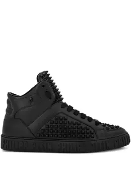 Philipp Plein: Чёрные кроссовки 