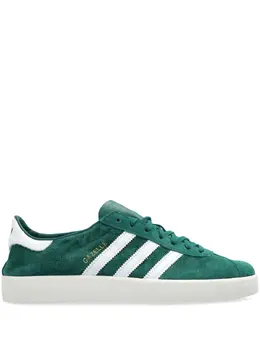 adidas: Зелёные кроссовки  Gazelle