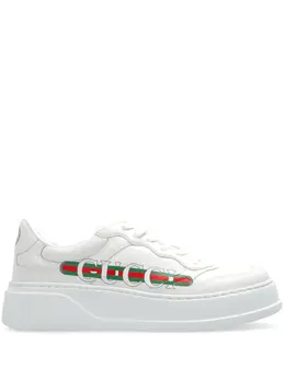 Gucci: Белые кроссовки 
