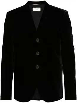 Saint Laurent: Пиджаки из велюра 