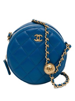 CHANEL Pre-Owned: Голубой клатч 