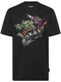 Philipp Plein: Чёрная футболка  Tattoo