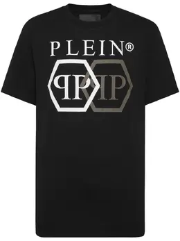 Philipp Plein: Чёрная футболка  Hexagon