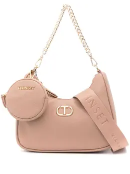 TWINSET: Розовая сумка  Oval T
