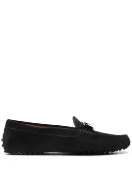 Tod's: Чёрные лоферы  Gommino