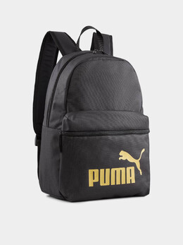 PUMA: Чёрный рюкзак  Phase