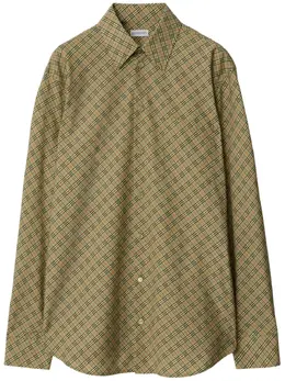 Burberry: Хлопковая рубашка 