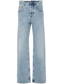 Saint Laurent: Прямые джинсы 