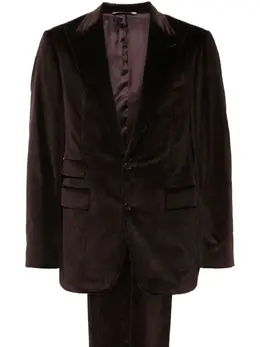 Canali: Бордовый костюм 