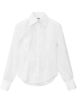 MSGM: Белая рубашка 