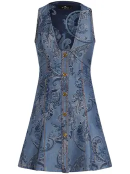 ETRO: Джинсовое платье 