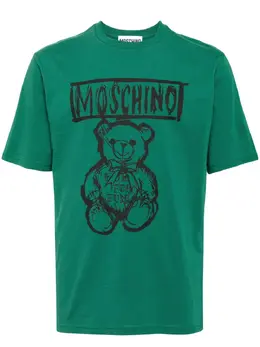 Moschino: Футболка  Teddy Bear с принтом