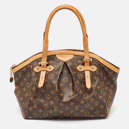 Louis Vuitton: Коричневая сумка 
