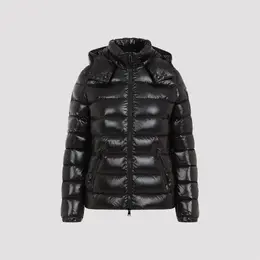 Moncler: Чёрная куртка  Bady