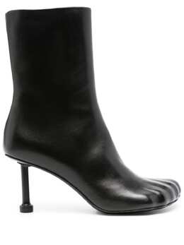 Balenciaga: Чёрные ботинки 