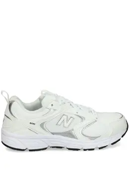 New Balance: Белые кроссовки 