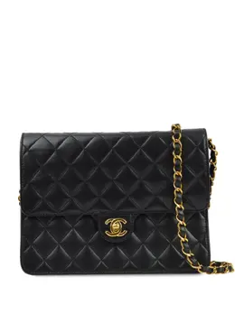 CHANEL Pre-Owned: Чёрная сумка 