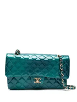 CHANEL Pre-Owned: Зелёная сумка 