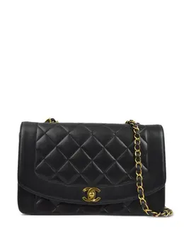 CHANEL Pre-Owned: Чёрная сумка 