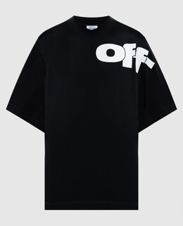 Off-White: Чёрная футболка 