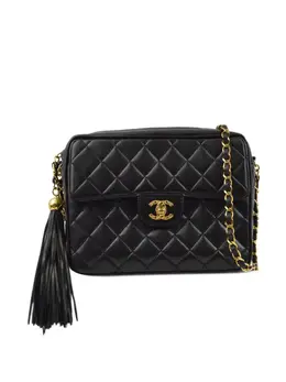 CHANEL Pre-Owned: Чёрная сумка 