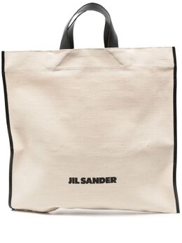 Jil Sander: Сумка-шоппер с принтом 