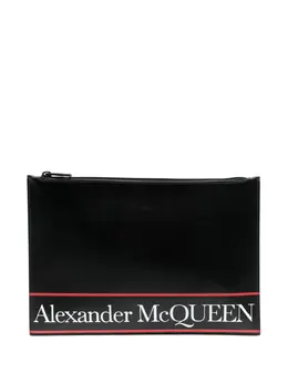 Alexander McQueen: Клатч с принтом 