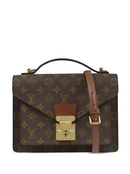 Louis Vuitton Pre-Owned: Коричневая сумка 