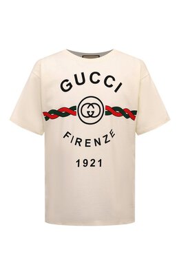 Gucci: Хлопковая футболка 