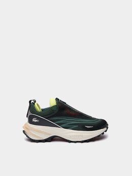 Lacoste: Зелёные кроссовки 
