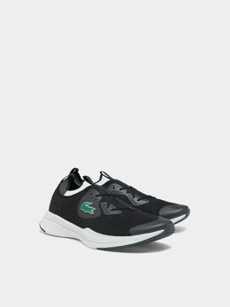 Lacoste: Чёрные кроссовки 