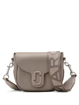 Marc Jacobs: Серебристая сумка через плечо  The