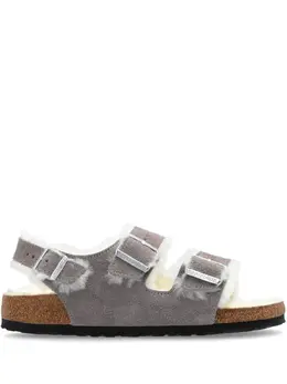 Birkenstock: Фиолетовые сандалии  Milano