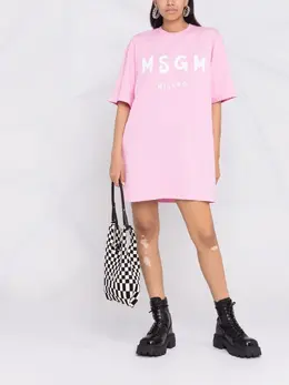 msgm: Розовая футболка 