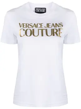 versace jeans couture: Белая футболка 