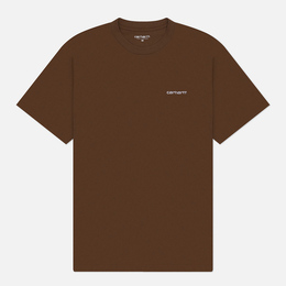 Carhartt WIP: Футболка  Script с вышивкой