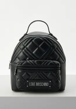 Love Moschino: Чёрный рюкзак 