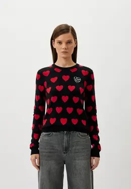 Love Moschino: Чёрный свитер 