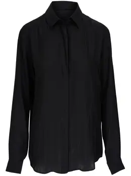 Saint Laurent: Рубашка в полоску 