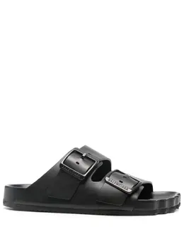 Balenciaga: Чёрные сандалии 