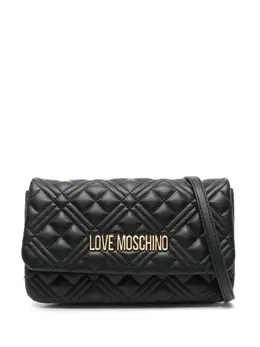 Love Moschino: Чёрная сумка-шоппер 