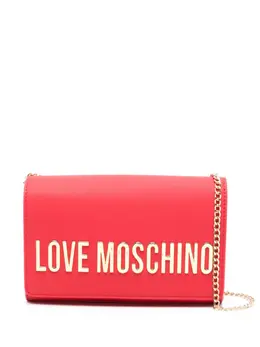 Love Moschino: Красная сумка через плечо 