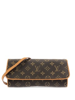 Louis Vuitton Pre-Owned: Коричневая сумка через плечо 