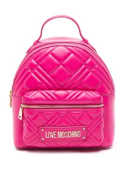 Love Moschino: Розовый рюкзак 