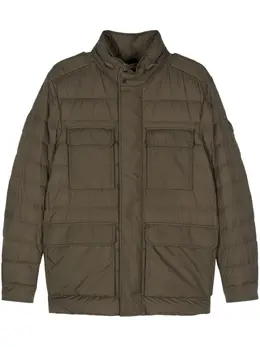 Moncler: Зелёная куртка 
