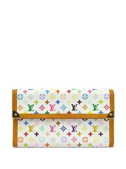 Louis Vuitton Pre-Owned: Белый кошелёк 