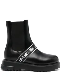Love Moschino: Чёрные ботинки 