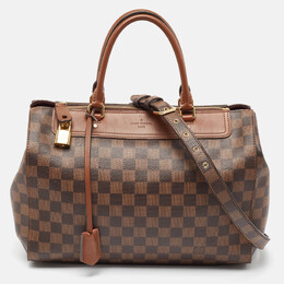 Louis Vuitton: Коричневая сумка 