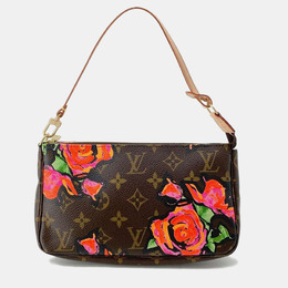 Louis Vuitton: Коричневый клатч  Pochette Accessoires